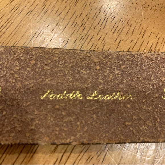 Ann Taylor Brown Leather Belt M (30-31) - Picture 5 of 9